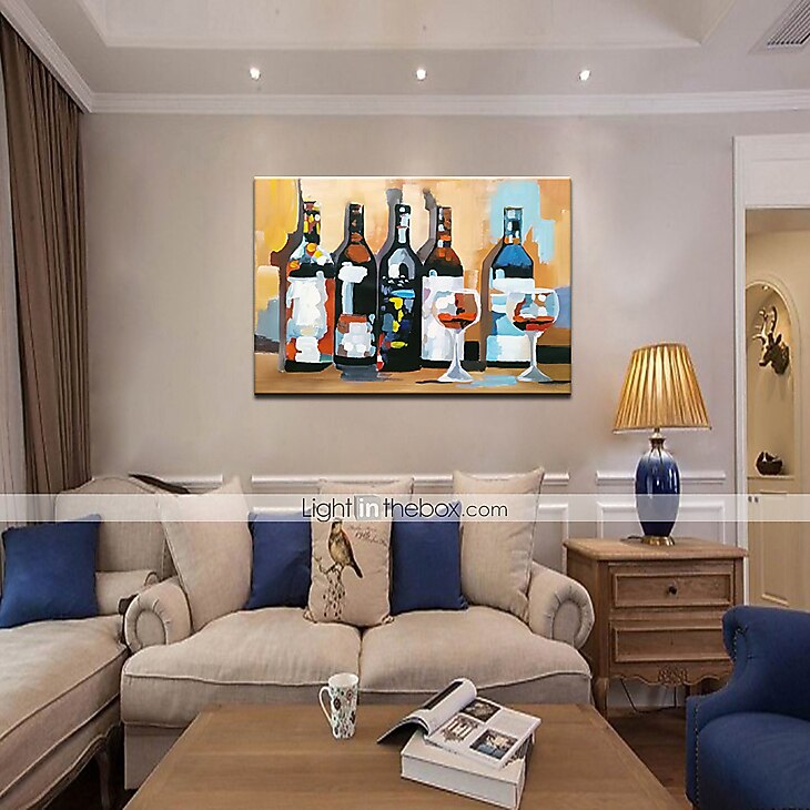 Hang-Ölgemälde Handgemalte - Stillleben Modern Mit der Fassung / Gestreckte Leinwand 2026 - CAD $211.99 –P4