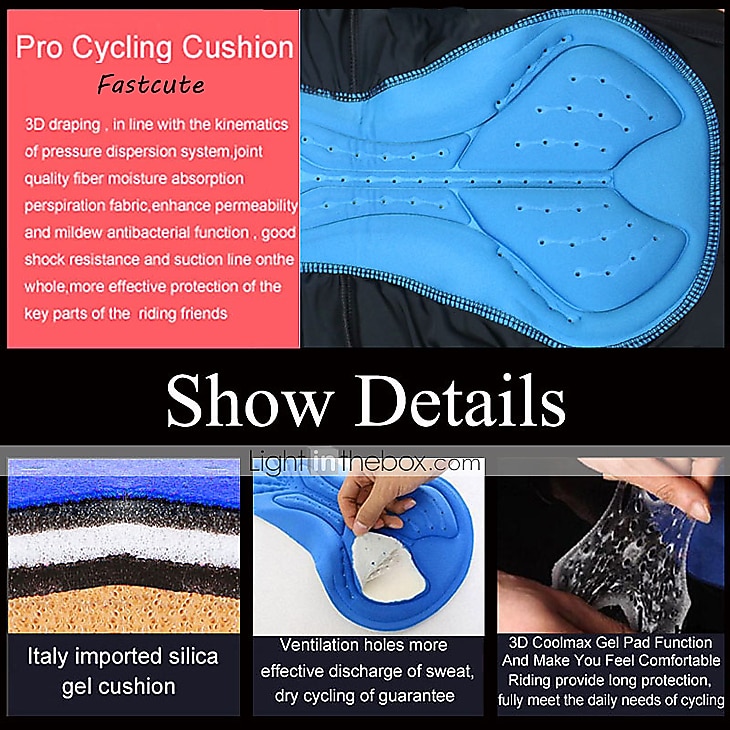 Fastcute Муж. Универсальные Велокофты и велошорты-комбинезоны С короткими рукавами Горные велосипеды Шоссейные велосипеды Осень Желтый Светло-Зеленый Красный Мода Велоспорт Быстровысыхающий Дышащий 2026 - $54.99 –P7