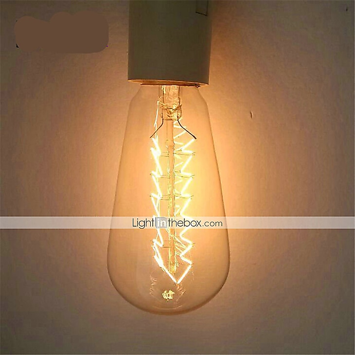 1pc 40 W E26 / E27 ST64 Warm White 2300 k Retro / Dimmable / Christmas Trees Incandescent Vintage Edison Light Bulb 220-240 V 2025 - $8.49 –P3