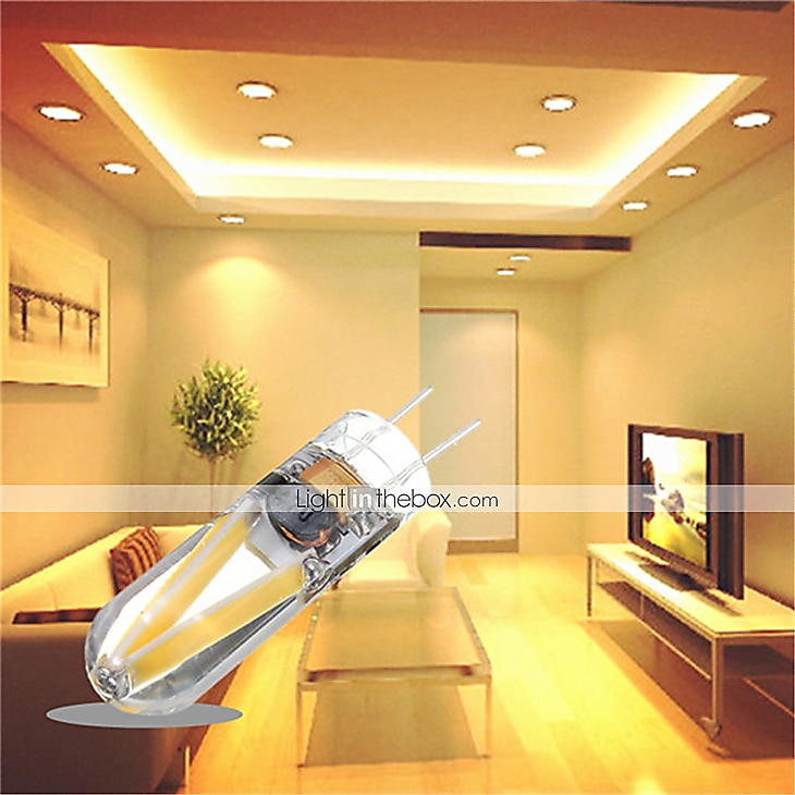 5 piezas 1.5 W Luces LED de Doble Pin 150 lm G4 T 2 Cuentas LED COB Decorativa Blanco Cálido Blanco Fresco / Cañas / CE 2025 - $13.99 –P2