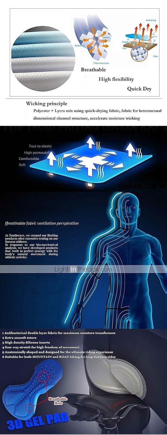 Fastcute Муж. Универсальные Велокофты и велошорты-комбинезоны С короткими рукавами Горные велосипеды Шоссейные велосипеды Осень Желтый Светло-Зеленый Красный Мода Велоспорт Быстровысыхающий Дышащий 2026 - $54.99 –P8