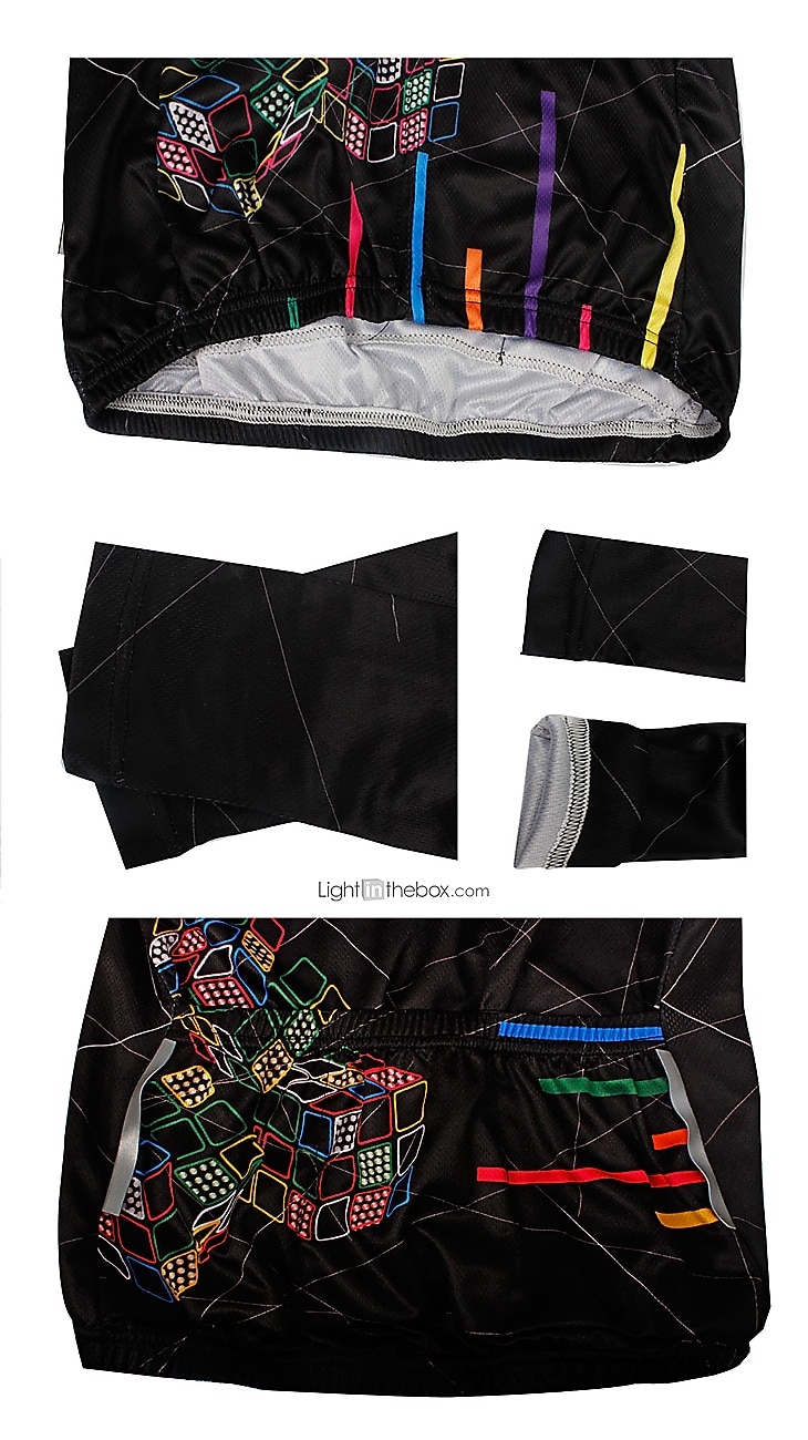 Per donna Manica lunga Maglia con pantaloni da ciclismo Gonna da ciclismo Estate Licra Poliestere Verde Nero Viola Divertente Bicicletta Completo tuta Pad 3D Traspirante Resistente ai raggi UV del 2025 a $51.99 –P8