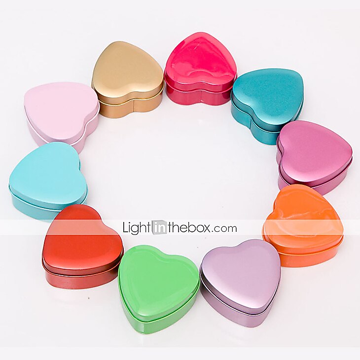 24 Piece/Set Favor Holder-Heart-shaped Metal Favor Boxes Personalized 2025 - $32.99 –P3