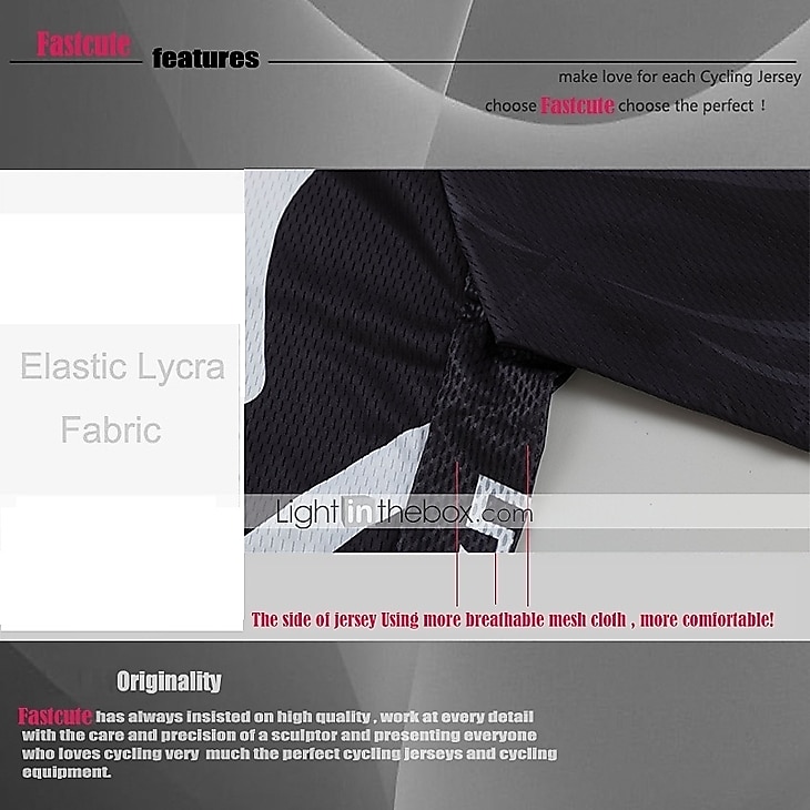 Fastcute Муж. Универсальные Велокофты и велошорты-комбинезоны С короткими рукавами Горные велосипеды Шоссейные велосипеды Осень Желтый Светло-Зеленый Красный Мода Велоспорт Быстровысыхающий Дышащий 2026 - $54.99 –P4