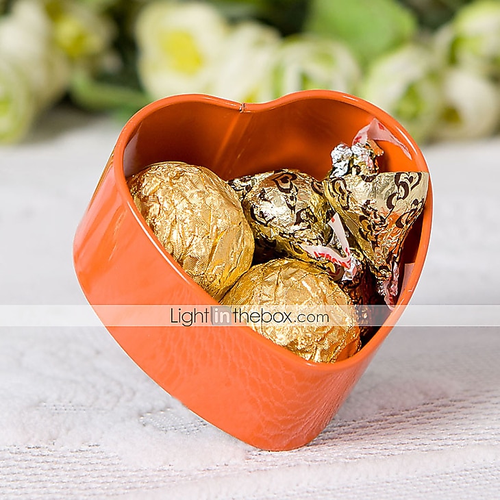 24 Piece/Set Favor Holder-Heart-shaped Metal Favor Boxes Personalized 2025 - $32.99 –P1