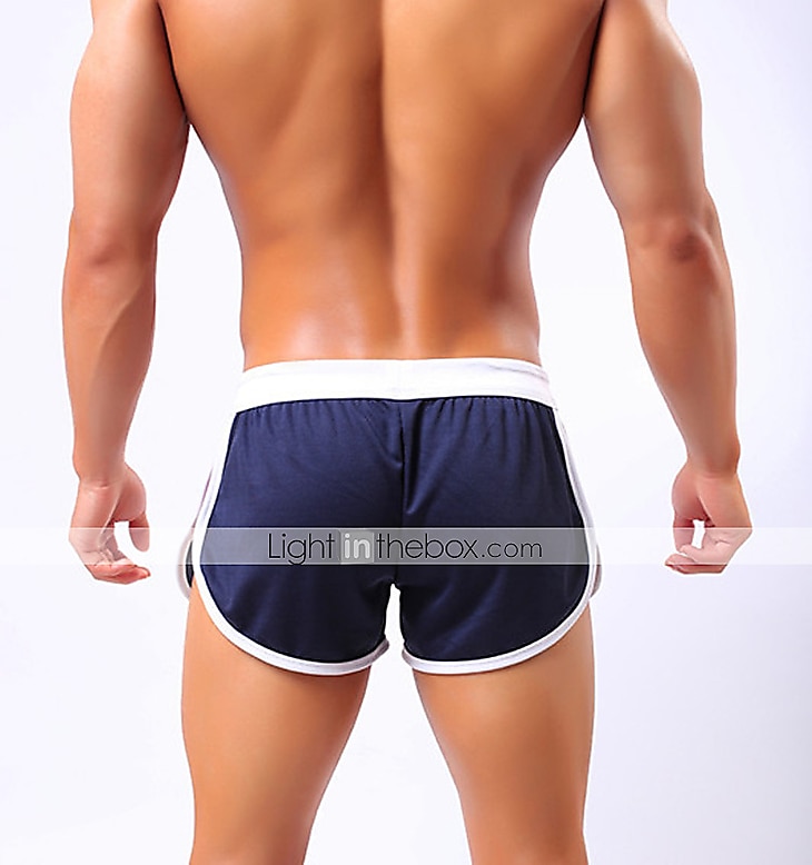 Herre Løpeshorts Atletiske shorts Snorer med hvit kant Bunner utendørs Hjem Atletisk Bomull Pustende Bekvem Treningsøkt Trening og trening Fritidssport Sports Sportsklær Mote Svart Hvit Gul 2025 - $11.49 –P1