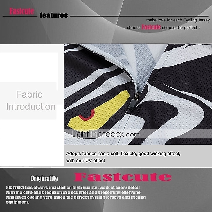 Fastcute Муж. Универсальные Велокофты и велошорты-комбинезоны С короткими рукавами Горные велосипеды Шоссейные велосипеды Осень Желтый Светло-Зеленый Красный Мода Велоспорт Быстровысыхающий Дышащий 2026 - $54.99 –P3
