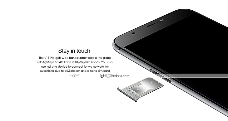 OUKITEL OUKITEL U15 PRO 5.5 inch / 5.1-5.5 inch inch 4G Smartphone (3GB + 32GB 16 mp MediaTek MT6753 3000mAh mAh) / 1280x720 / Octa Core / FDD(B1 2100MHz) / FDD(B3 1800MHz) / FDD(B7  2600MHz) 2025 - $134.99 –P11