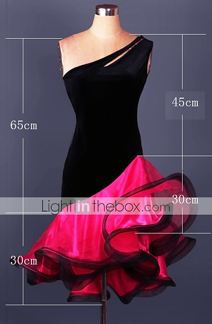 Latin Dance Dress Ruffles Split Joint Women's Performance Practise Sleeveless Spandex Organza 2026 - $85.99 –P1