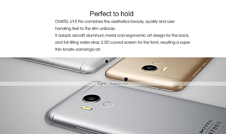 OUKITEL OUKITEL U15 PRO 5.5 inch / 5.1-5.5 inch inch 4G Smartphone (3GB + 32GB 16 mp MediaTek MT6753 3000mAh mAh) / 1280x720 / Octa Core / FDD(B1 2100MHz) / FDD(B3 1800MHz) / FDD(B7  2600MHz) 2025 - $134.99 –P6