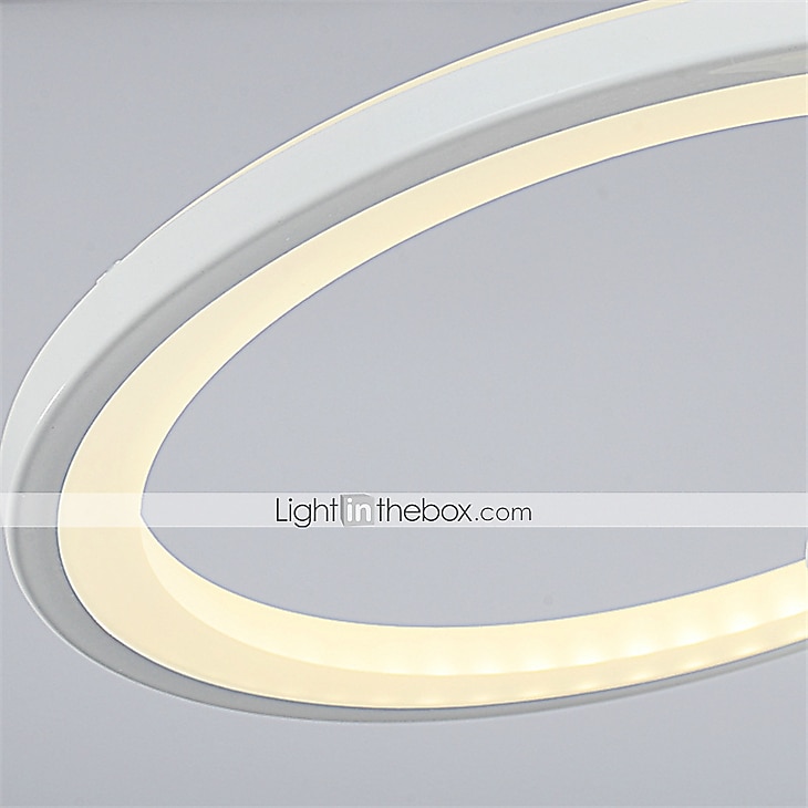 6-Light LED Dimmable Ceiling Light Flush Mount Lights Circle Design Modern Style Simplicity Acrylic 90W Living Room Dining Room Bedroom Light Fixture ONLY DIMMABLE WITH REMOTE CONTROL 2026 - $184.99 –P3