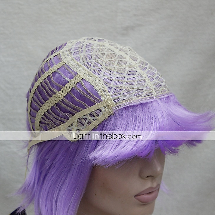 Purple Wigs for Women Cosplay  Wig Synthetic Wig Cosplay Wig Straight Straight Bob Wig Purple Synthetic Hair Purple Halloween Wigs 2025 - $18.49 –P1