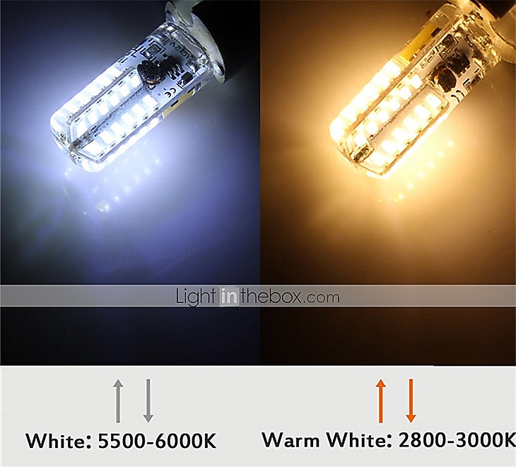 1pc  3W GY6.35 LED Bulb 12V AC / DC Silicone Boat Lamp 48 SMD 3014 Warm Cold White 2025 - $9.49 –P3