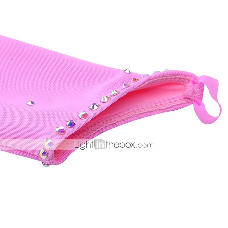 Kunstschaatsjurk Dames Voor meisjes Schaatsen Jurken Geel Roze Donker paars Lapwerk Netstof Spandex Hoge Elasticiteit Wedstrijd Kunstschaatskleding Kristal / Bergkristal Stom licht Modieus Lange mouw 2025 - $99.99 –P5