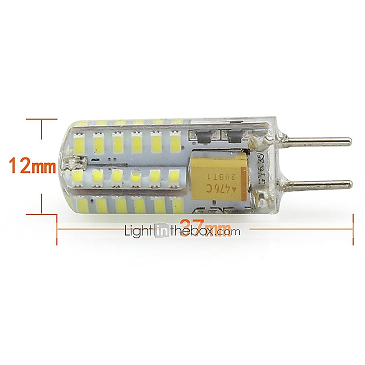 1pc  3W GY6.35 LED Bulb 12V AC / DC Silicone Boat Lamp 48 SMD 3014 Warm Cold White 2025 - $9.49 –P2