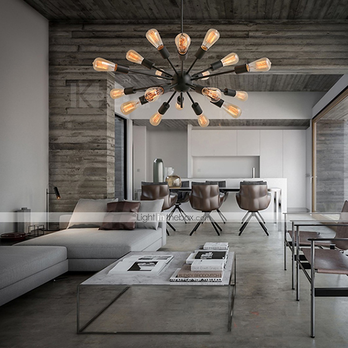 12/18/20 têtes designers lustre en métal suspension spoutnik finitions peintes traditionnel / classique 110-120v / 220-240v de 2026 ? $129.99 –P2