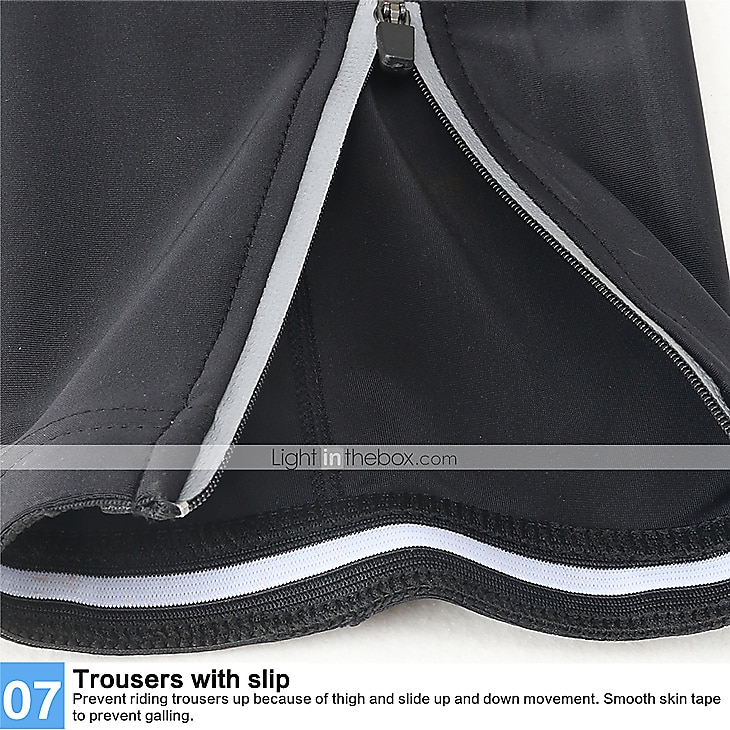 Men's Cycling Jersey with Bib Tights Long Sleeve Mountain Bike MTB Road Bike Cycling Winter Black Yellow Red Bike Pants / Trousers Jersey Bib Tights Thermal Warm Fleece Lining Windproof 3D Pad 2025 - $50.99 –P5