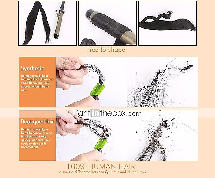 Echt haar 4x13 Sluiting Pruik Bobkapsel Kardashian Recht Pruik 130% Haardichtheid met babyhaar Natuurlijke haarlijn Voor donkere huidskleur Voor Dames Kort Kanten pruiken van echt mensenhaar 2025 - $4.99 –P13