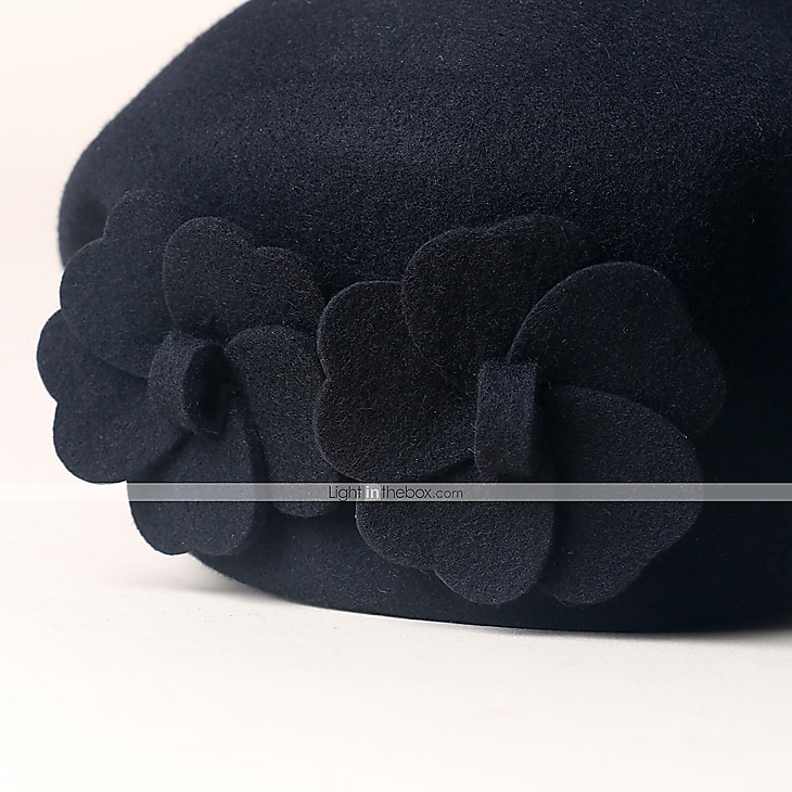 Czapki Wełna Beret Kapelusz Fedora Ślub Codzienny Herbaciane przyjęcie Kentucky Derby Wyścigi konne Elegancja Prosty Z Kwiaty Winieta Nakrycia Głowy 2026 - $41.99 –P10
