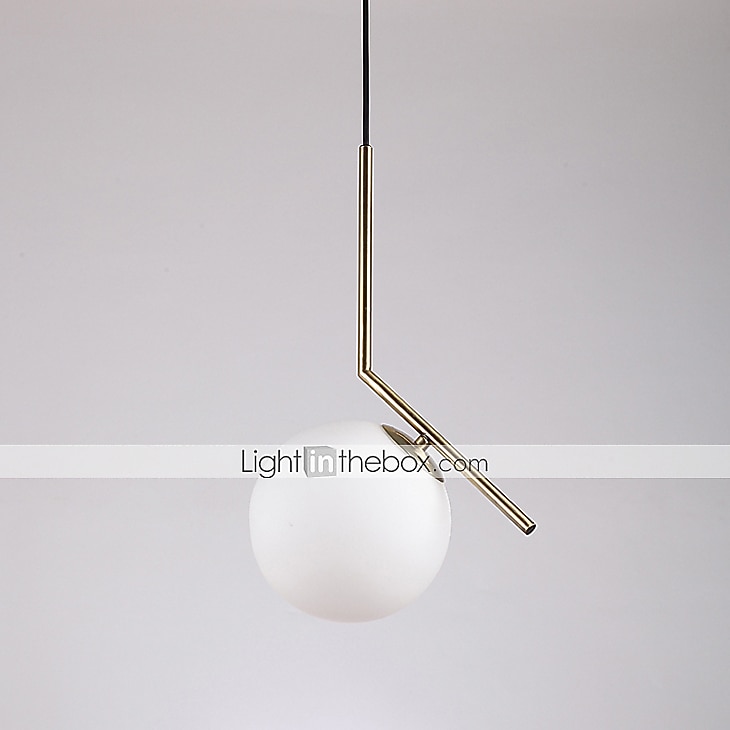 20 cm Mini stílus Függőlámpák Fém Üveg Gömb Galvanizált Modern Kortárs 110-120 V / 220-240 V 2026 - $107.99 –P7