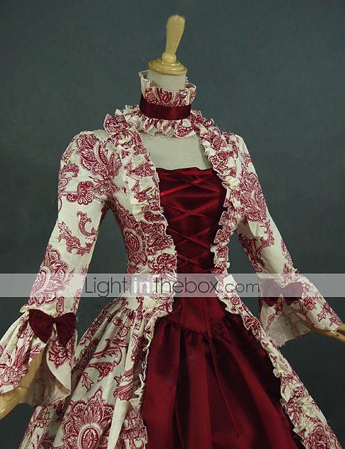 Rokoko Viktorianisch Cocktailkleid Lange Länge Kleid Partykostüm Maskerade Übergröße Normal Gedicht Übergrössen Ballkleid Kostüm Damen königlich Party Abschlussball Karneval von Venedig Kleid 2026 - $138.99 –P4