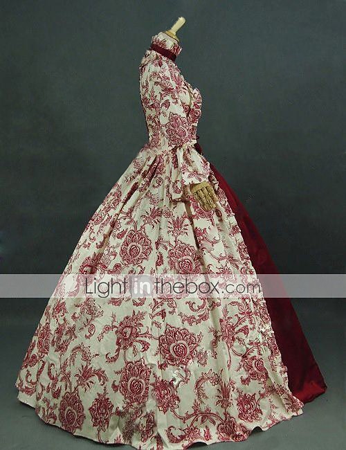 Rokoko Viktorianisch Cocktailkleid Lange Länge Kleid Partykostüm Maskerade Übergröße Normal Gedicht Übergrössen Ballkleid Kostüm Damen königlich Party Abschlussball Karneval von Venedig Kleid 2026 - $138.99 –P2