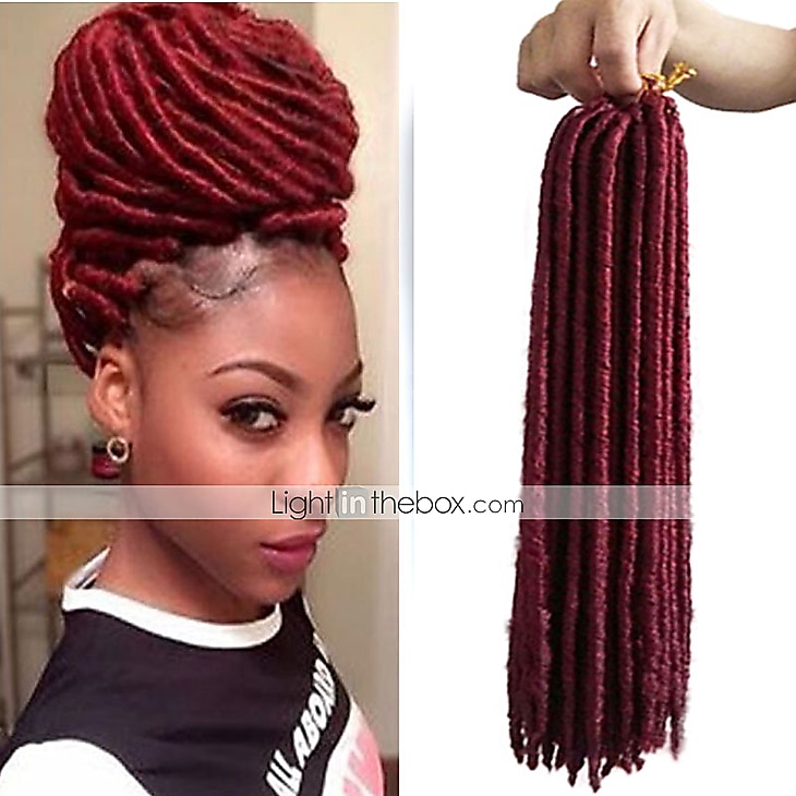 Faux Locs Dreadlocks Nu Locs Box Braids Synthetic Hair Braiding Hair 24 roots / pack 2025 - $14.99 –P3