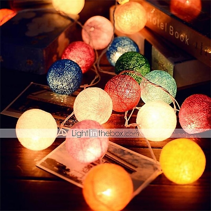 2,5m LED Lichterkette 20 LEDs Weihnachtshochzeitsdekoration 110-220 V 2025 - $34.99 –P1