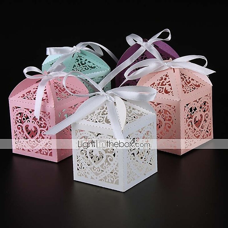 Pearl Vintage Milk Carton Party/Wedding Favour Boxes Choose Colour Choose QTY 