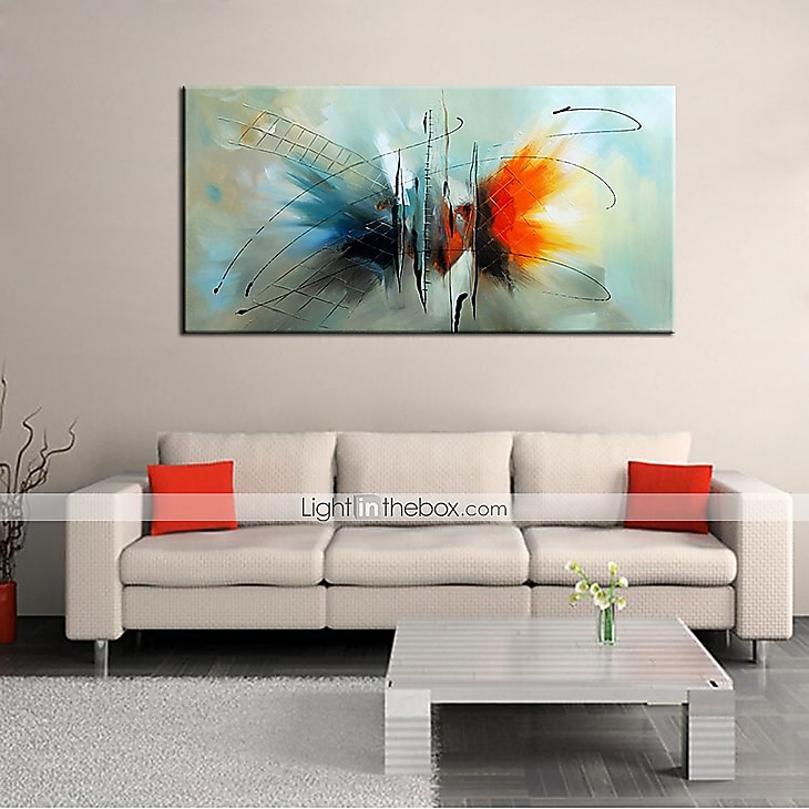 Ölgemälde handgemachte handgemalte Wandkunst abstrakte moderne Hauptdekorationsdekor gestreckter Rahmen fertig zum Aufhängen 60*90cm 2025 - $116.99 –P9