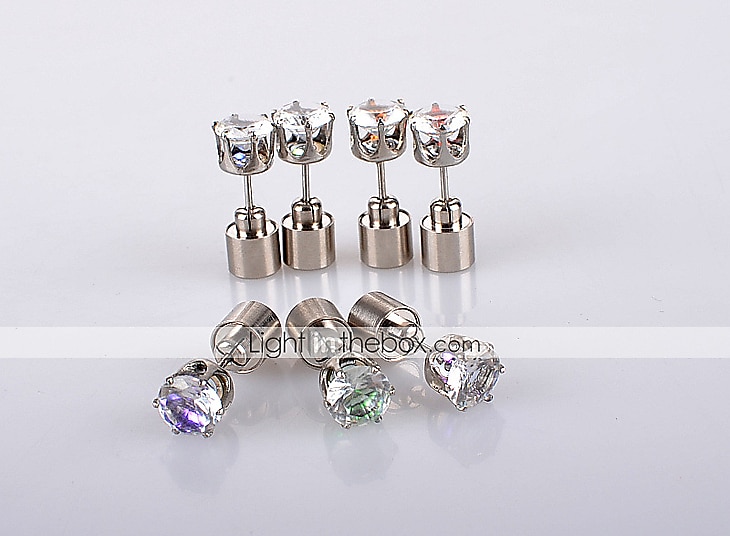 2PCS LED Earring Light Up Crown Glowing Crystal Stainless Ear Drop Ear Stud Earring Jewelry 2025 - $6.99 –P9