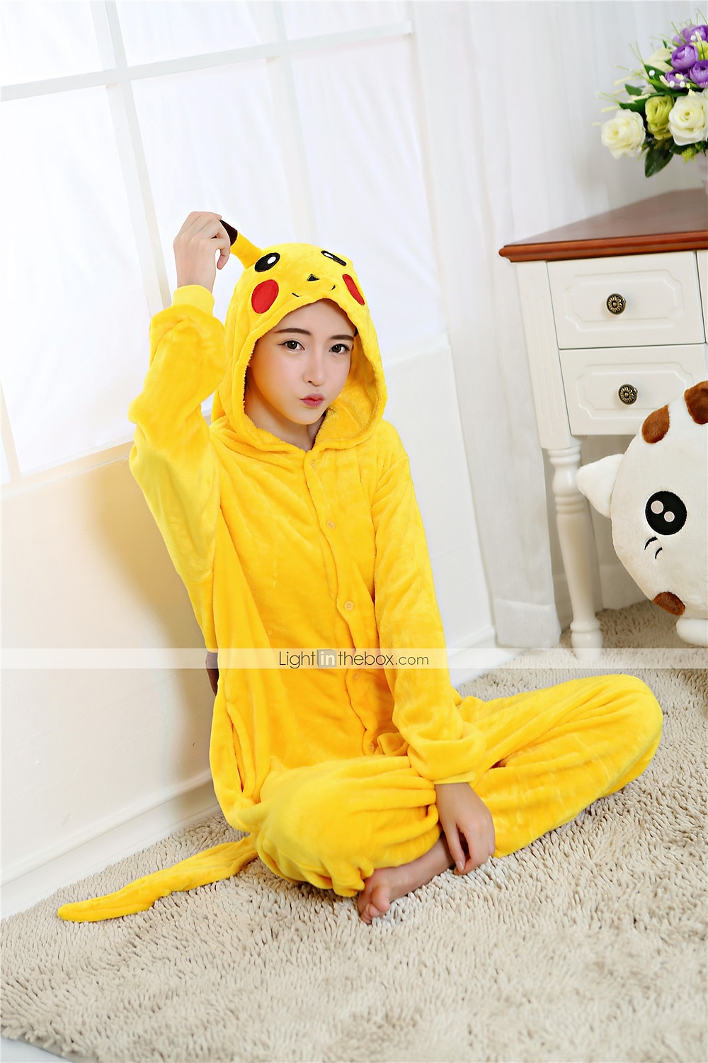 Adults' Patchwork Halloween Props Holiday Jewelry Onesie Costume Carnival Costume Pika Pika Onesie Pajamas Kigurumi Pajamas Funny Costume For Men and Women Christmas Carnival New Year Cartoon 2025 - $42.99 –P7