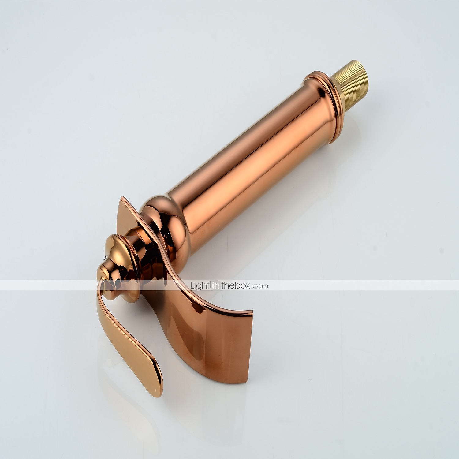 rubinetto del lavandino del bagno in ottone, rubinetti per vasca monocomando monocomando a cascata in oro rosa con acqua calda e fredda del 2025 a $80.99 –P4