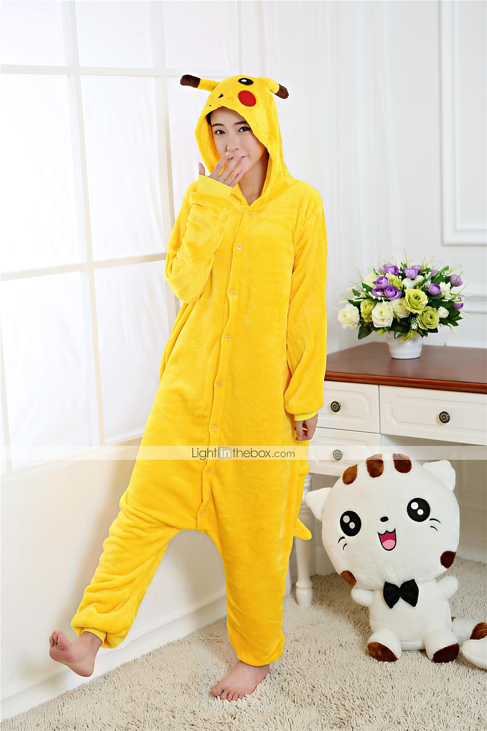 Adults' Patchwork Halloween Props Holiday Jewelry Onesie Costume Carnival Costume Pika Pika Onesie Pajamas Kigurumi Pajamas Funny Costume For Men and Women Christmas Carnival New Year Cartoon 2025 - $42.99 –P4