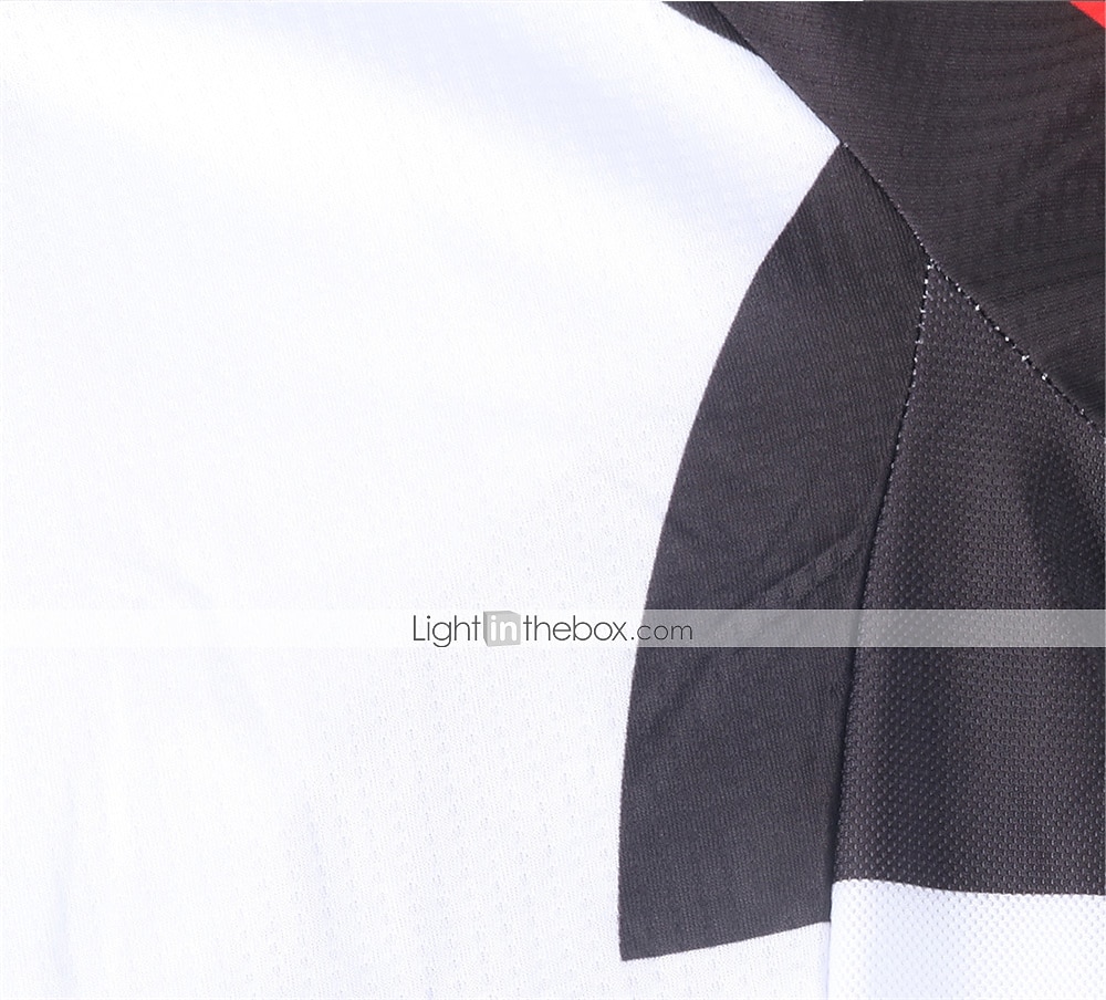 Per uomo Maglia da ciclismo con pantaloncini Manica Corta Estate Primavera Autunno Bianco / Nero Nero / Rosso Nero / giallo A Motivi Bicicletta Pantaloncini Protezione solare Asciugatura Rapida del 2026 a $41.99 –P18