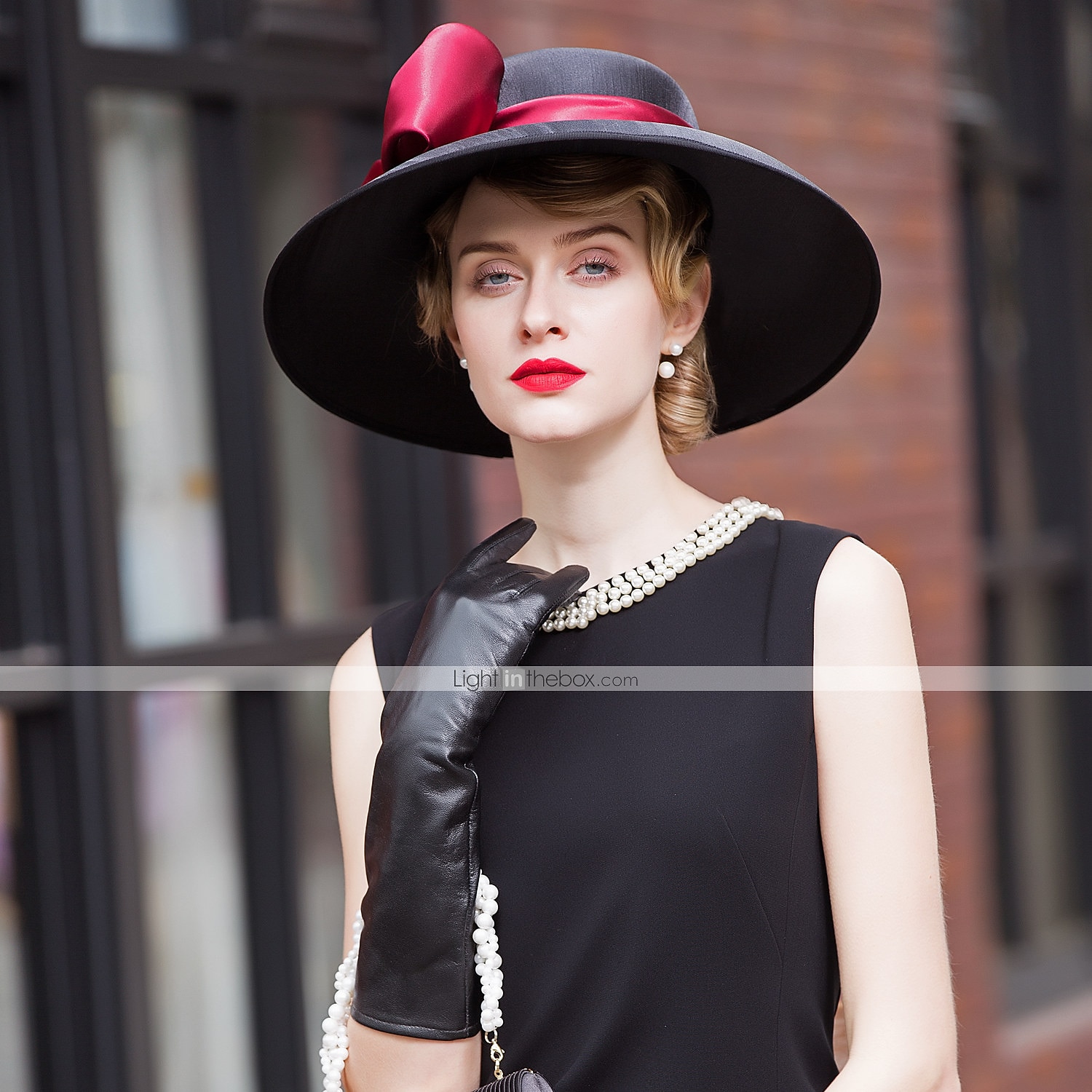 Chapeaux Coiffure Sergé uni Chapeau melon / cloche Chapeau de Soleil Mariage Saint-Valentin Kentucky Derby Course de Chevaux Melbourne Cup Glamour Élégant & Luxueux Romantique Avec Papillon Épissage de 2026 ? $64.99 –P4