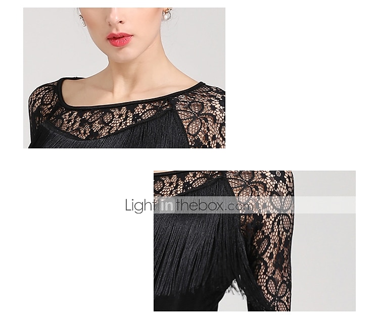 Balli latino-americani Abito Per donna Prestazioni Manica a 3/4 Naturale Elastene del 2026 a $56.99 –P2