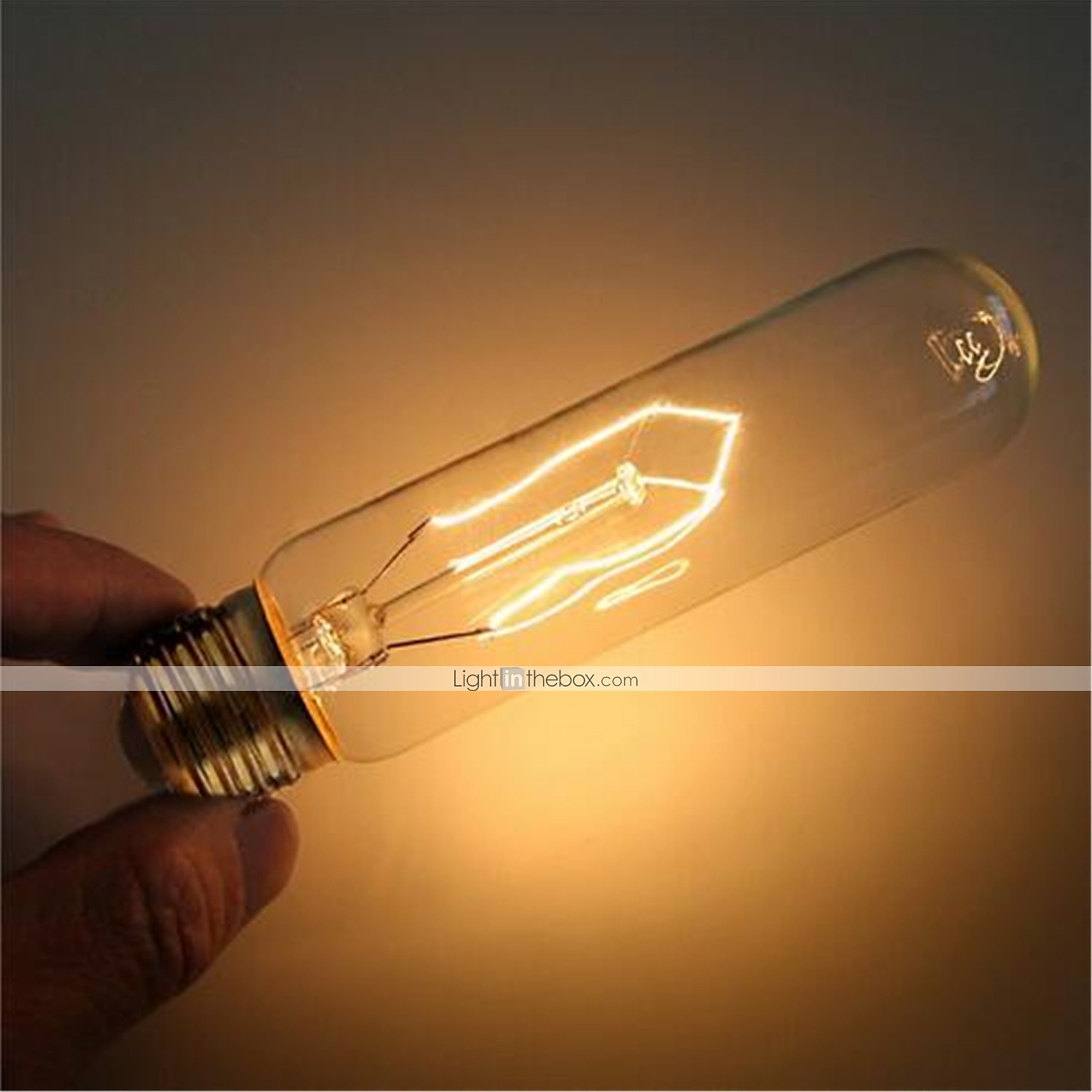 bombillas de luz edison e26 40w t10 tubular vintage edison incandescente regulable candelabro decorativo lámpara de araña luz nocturna ámbar cálido 220-240v 2025 - $8.49 –P1