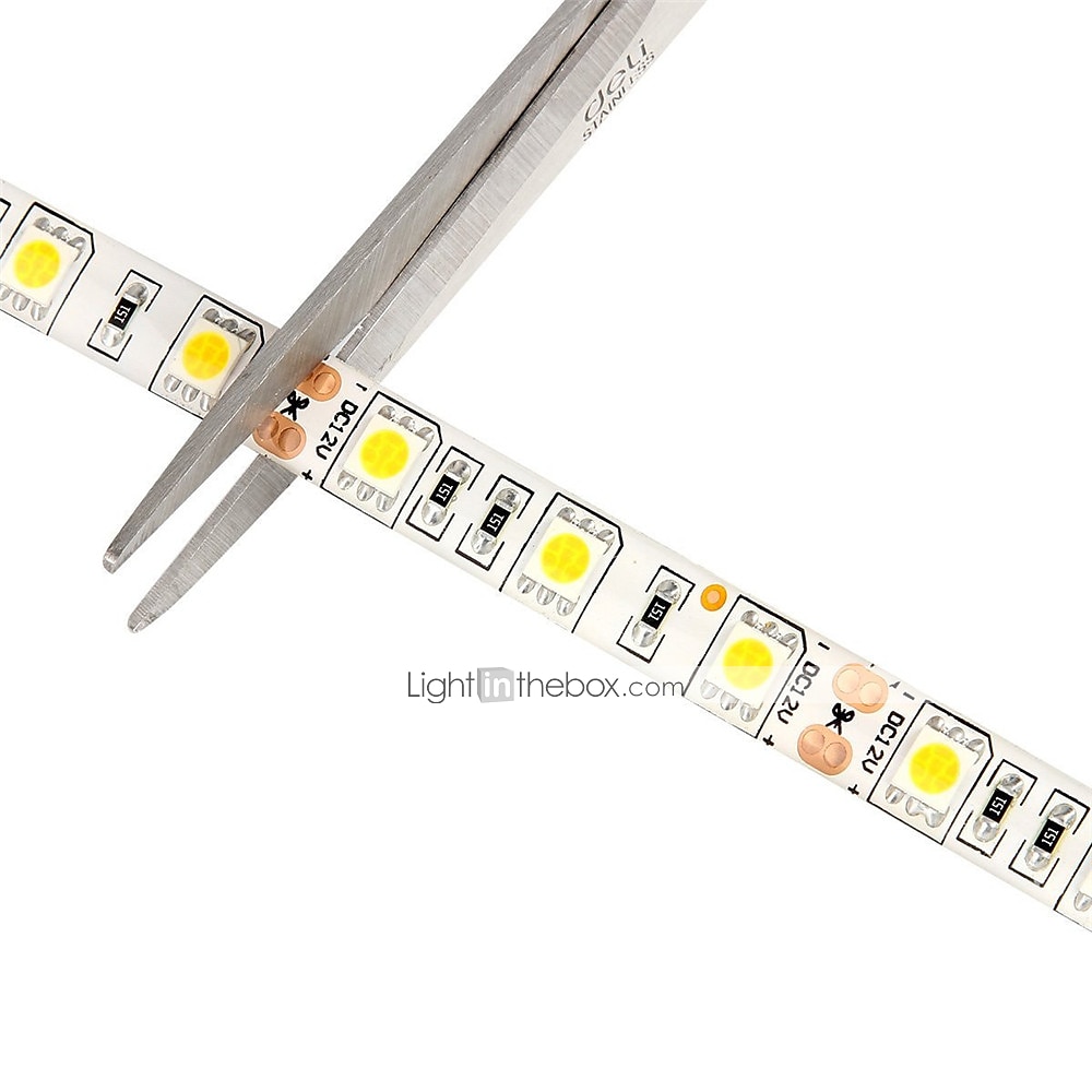 10m 32.8ft led bande lumière étanche rétro-éclairage vacances fête décor smd5050 600leds blanc chaud rouge jaune bleu vert dc 12v de 2025 ? $34.99 –P4