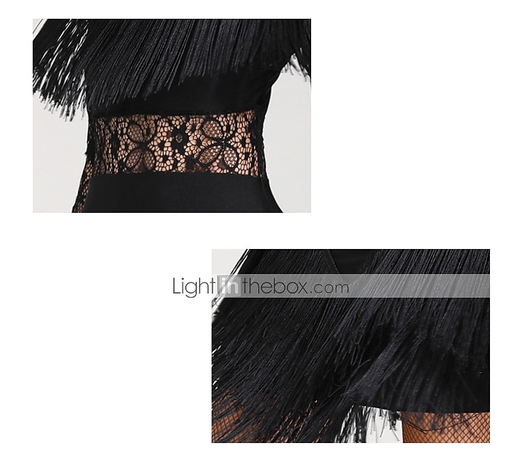 Balli latino-americani Abito Per donna Prestazioni Manica a 3/4 Naturale Elastene del 2026 a $56.99 –P1