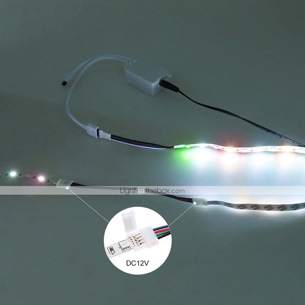 LED Strip Connector and Mount Bracket 5050 RGB Strip Light Connector L Shape Solderless Snap Down 4 Conductor LED RGB Connector for Right Angle Cor 2025 - $13.99 –P3