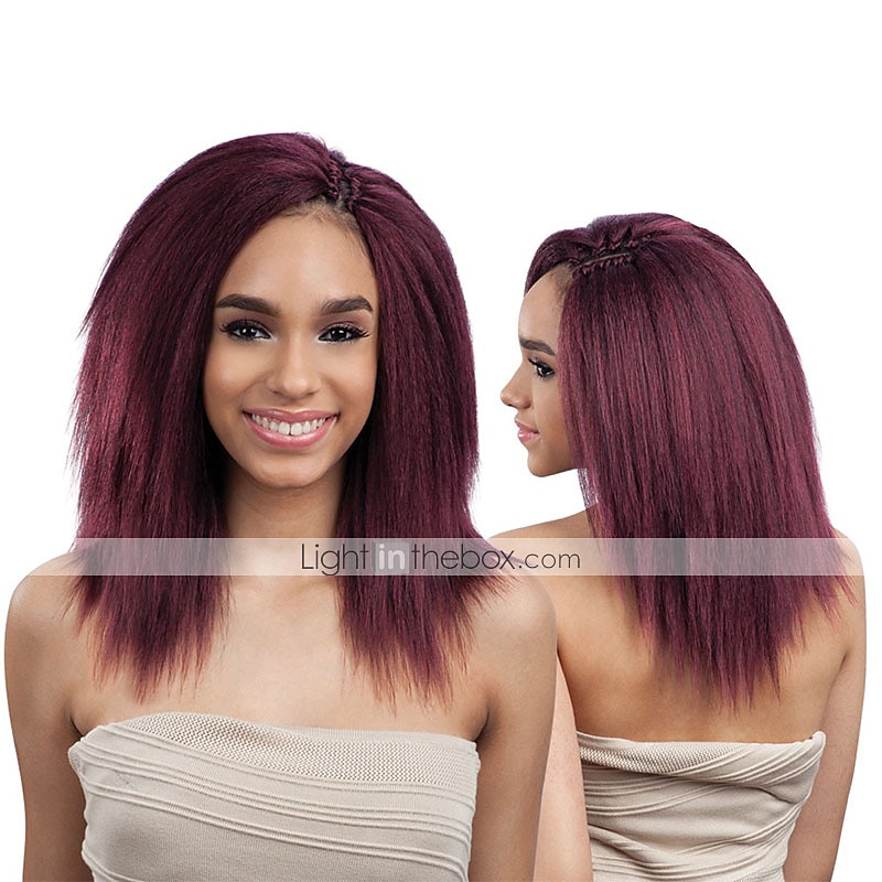 crochet braids with straight human hair