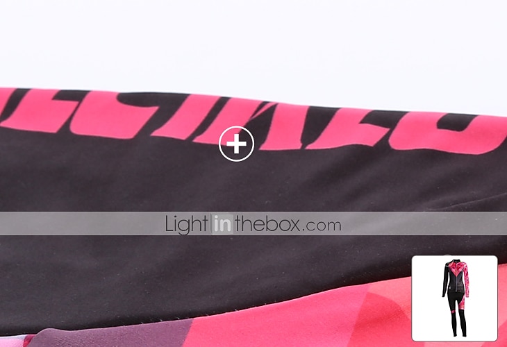 Malciklo Femme Manches Longues Maillot et Cuissard Long Velo Cyclisme Hiver Toison Velours Lycra Violet Jaune Rouge Britannique Grandes Tailles Vélo Maillot Collant à Bretelles / Corsaire Bretelles de 2025 ? $56.99 –P5