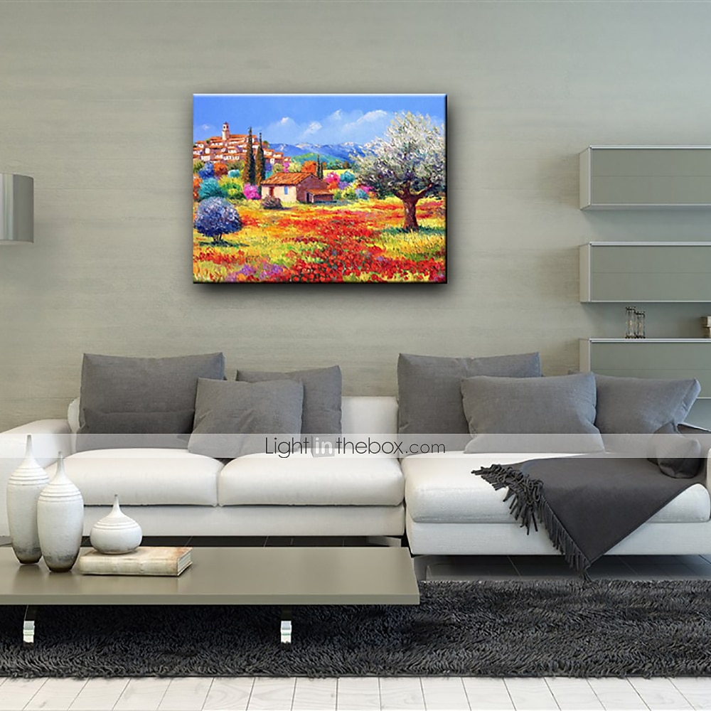 Hang-Ölgemälde Handgemalte Horizontal Landschaft Mediterran Ohne Innenrahmen (ohne Rahmen) 2025 - $183.99 –P3