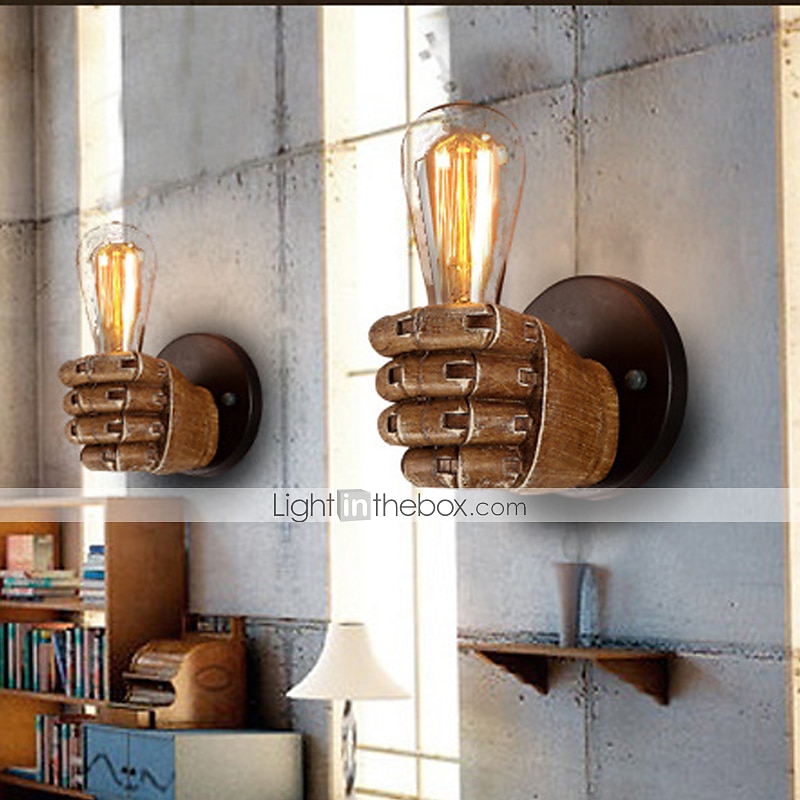 vintage nástěnná svítidla nástěnné nástěnné svítidlo pryskyřicové nástěnné led led severský styl 110-120v 220-240v 60 w / ce certifikováno / e26 / e27 2026 - $52.99 –P1