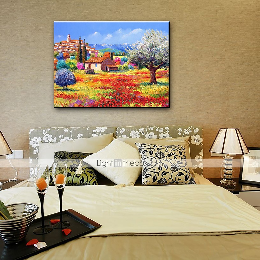 Hang-Ölgemälde Handgemalte Horizontal Landschaft Mediterran Ohne Innenrahmen (ohne Rahmen) 2025 - $183.99 –P2