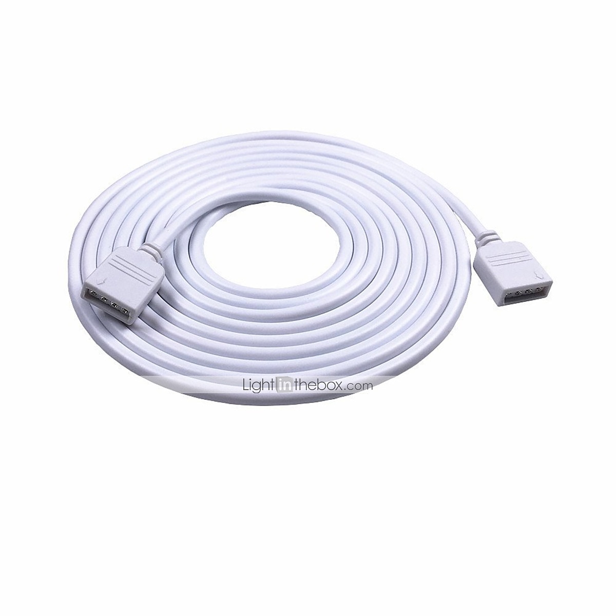 2 stk 4 pins rgb skjøtekabel led strip light diy koblingskabel for smd 5050 3528 2835 rgb 2m 6.6ft 2025 - $8.49 –P2
