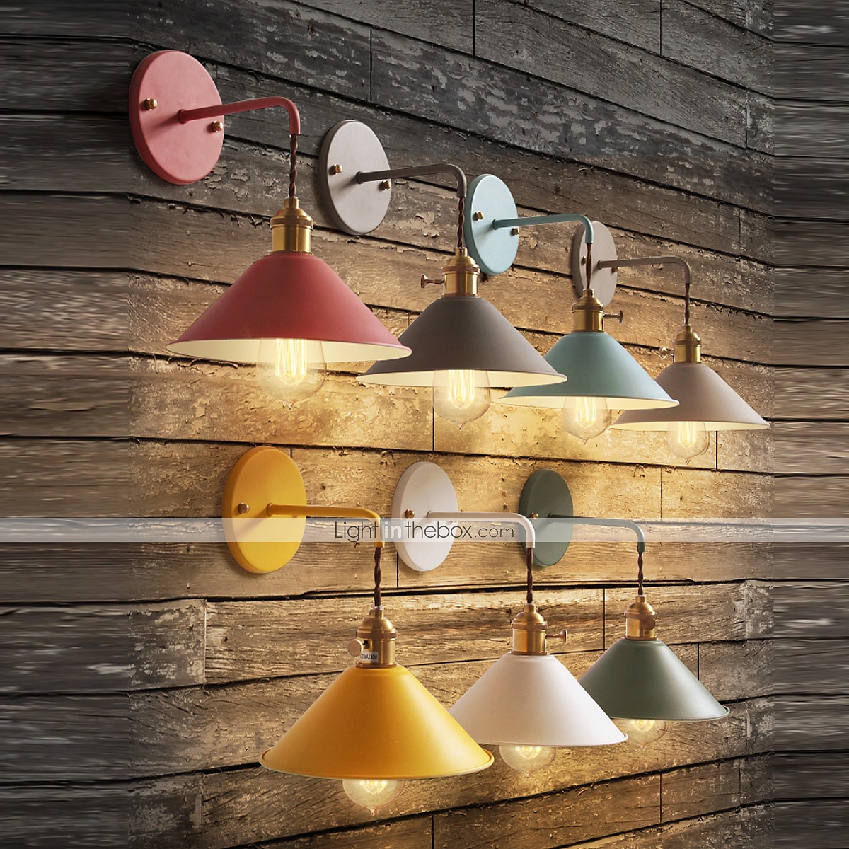 Lightinthebox Wall Lamps Wall Sconces Metal Wall Light Nordic Style 110-120V 220-240V 60 W / CE Certified / E26 / E27 2025 - $46.99 –P4