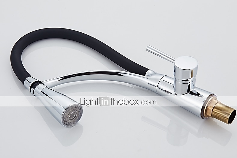 ברז מטבח - מודרני / עכשווי כרום LED אור / נשלף / כלי נשלף / פליז 2026 - ZAR R2596.34 –P2