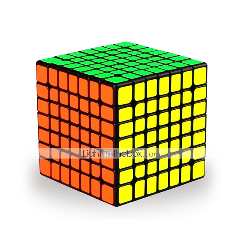 6x6x6 Classic Magic Cube Entry Level Twist Puzzle Intelligence Black